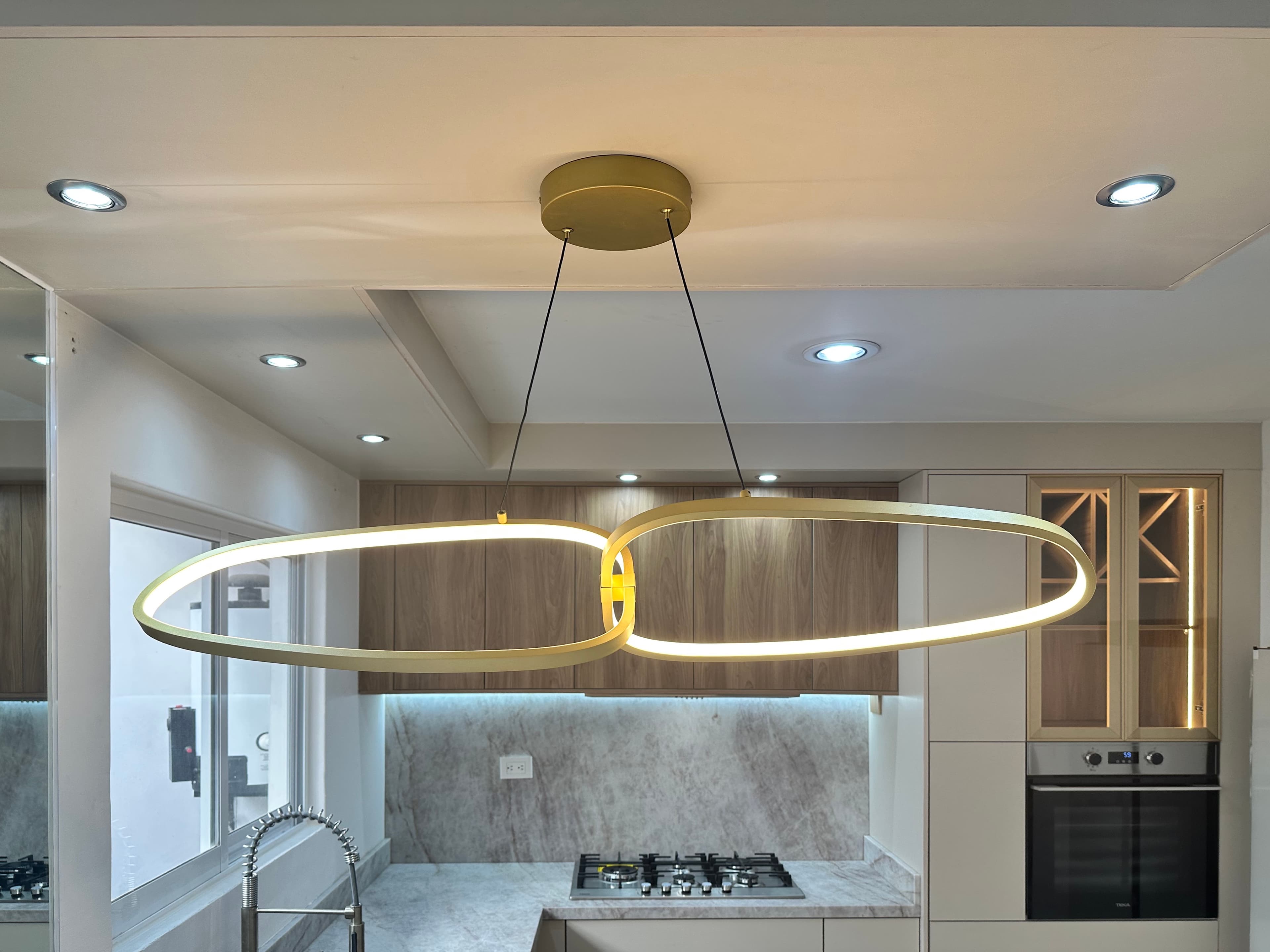 Cocina Integral con Península y Vinera en Portalegre, Culiacán — Detalle 1 | Casa Aurea Culiacán