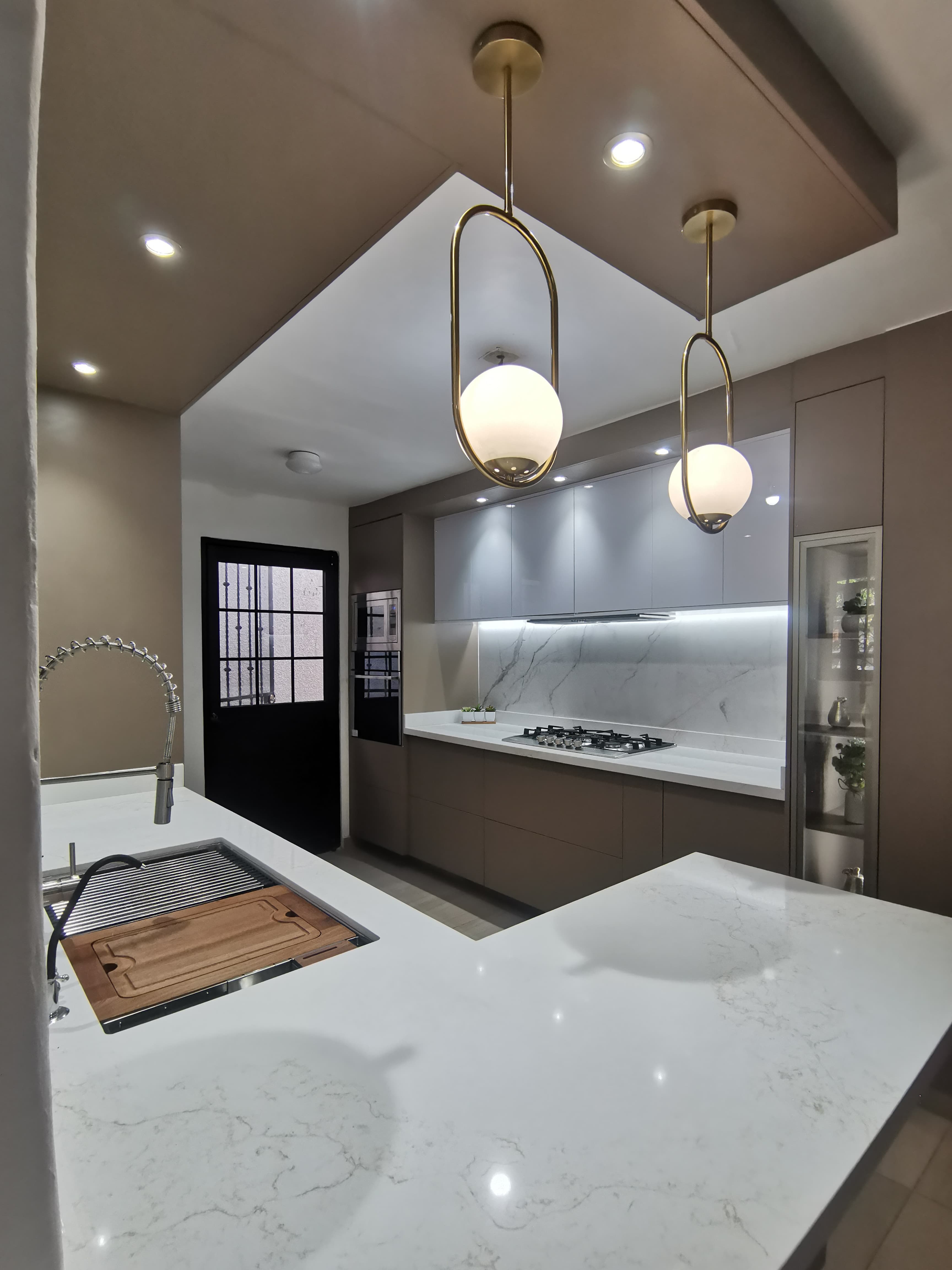 Cocina Integral Elegante en La Paz, Culiacán — Detalle 9 | Casa Aurea Culiacán