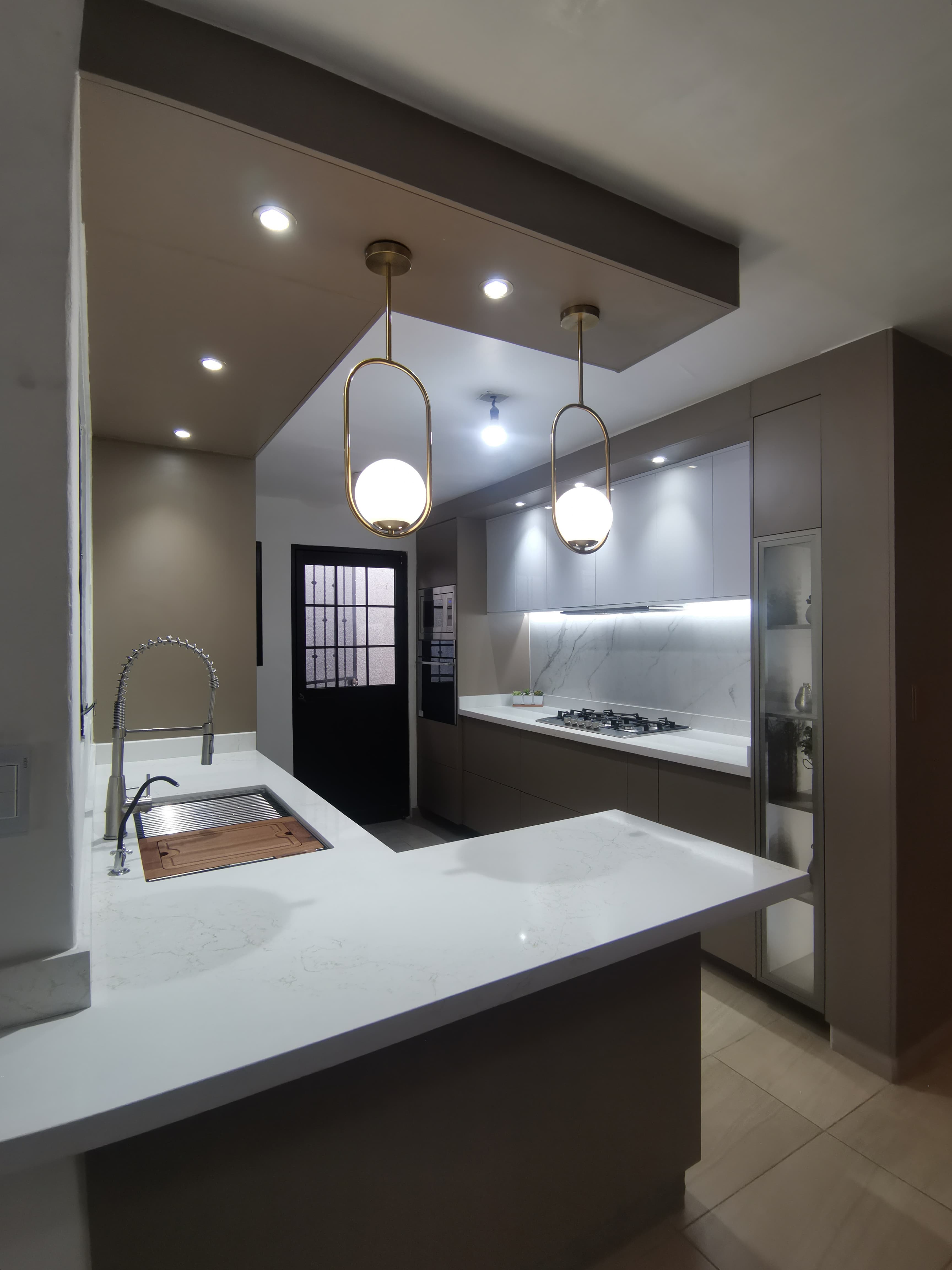 Cocina Integral Elegante en La Paz, Culiacán — Detalle 10 | Casa Aurea Culiacán